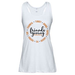 Friends Giving Thanksgiving Festive Holiday Gift Ladies Essential Flowy Tank