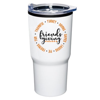 Friends Giving Thanksgiving Festive Holiday Gift Tumbler