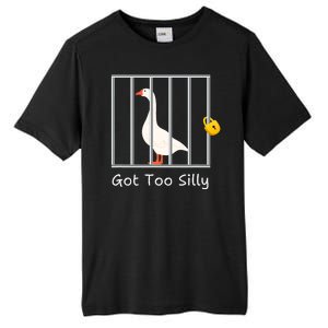 Funny Got Too Silly Silly Goose Tall Fusion ChromaSoft Performance T-Shirt