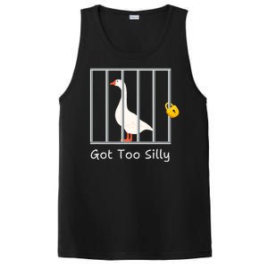 Funny Got Too Silly Silly Goose PosiCharge Competitor Tank