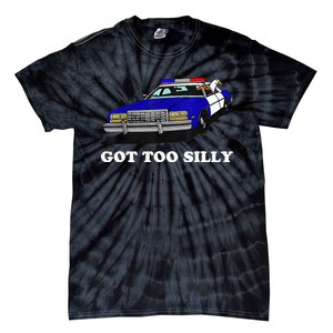 Funny Got Too Silly Goose  Tie-Dye T-Shirt