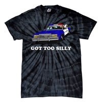 Funny Got Too Silly Goose  Tie-Dye T-Shirt