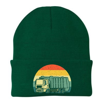 Funny Garbage Truck Design For Kids Men Women Trash Truck Knit Cap Winter Beanie