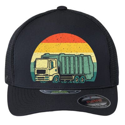 Funny Garbage Truck Design For Kids Men Women Trash Truck Flexfit Unipanel Trucker Cap