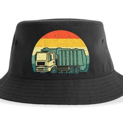 Funny Garbage Truck Design For Kids Men Women Trash Truck Sustainable Bucket Hat