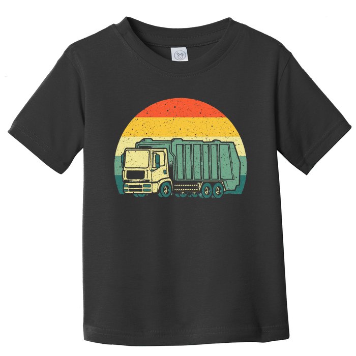 Funny Garbage Truck Design For Kids Men Women Trash Truck Toddler T-Shirt