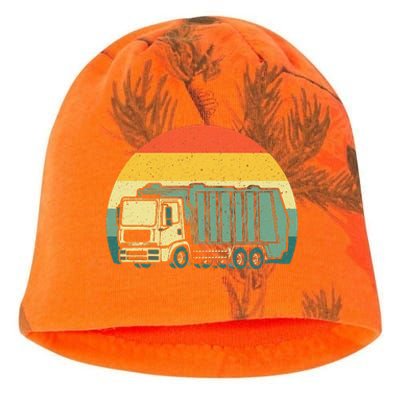 Funny Garbage Truck Design For Kids Men Women Trash Truck Kati - Camo Knit Beanie