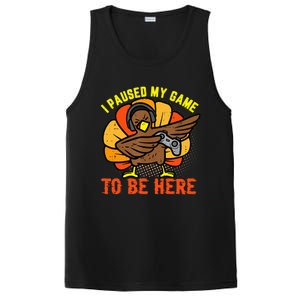 Funny Gamer Turkey Thanksgiving Pause PosiCharge Competitor Tank