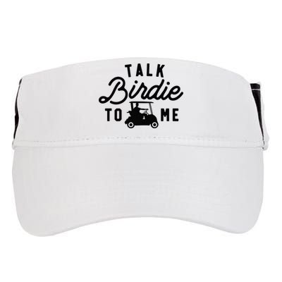 Funny Golf Talk Birdie to Me Golfing Tee Dad Golf Humor Adult Drive Performance Visor