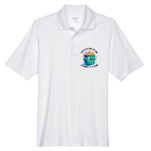 Funny Groovy This Little Lightof Mine Lil Dumpster Fire Men's Origin Performance Pique Polo