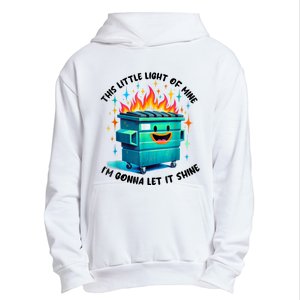 Funny Groovy This Little Lightof Mine Lil Dumpster Fire Urban Pullover Hoodie