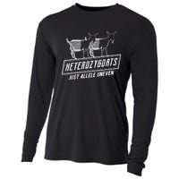 Funny Genetics Tee Heterozygoats Just Allele Uneven T Cooling Performance Long Sleeve Crew