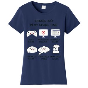 Funny Gamer Things I Do In My Spare Time Gaming Women's T-Shirt