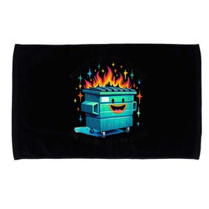 Funny Groovy This Little Lightof Mine Lil Dumpster Fire Microfiber Hand Towel