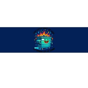 Funny Groovy This Little Lightof Mine Lil Dumpster Fire Bumper Sticker