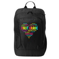 First Grade Team Teacher Student 1st Grade Back To School City Backpack