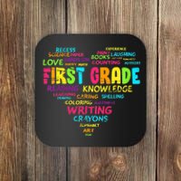 First Grade Team Teacher Student 1st Grade Back To School Coaster