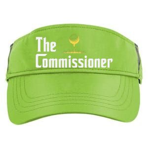 Funny Golfer The Commissioner Golf League Golfing Adult Drive Performance Visor