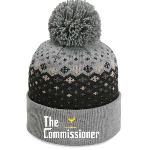 Funny Golfer The Commissioner Golf League Golfing The Baniff Cuffed Pom Beanie