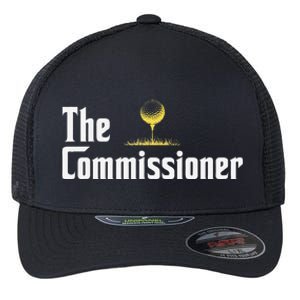 Funny Golfer The Commissioner Golf League Golfing Flexfit Unipanel Trucker Cap