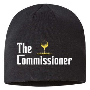 Funny Golfer The Commissioner Golf League Golfing Sustainable Beanie