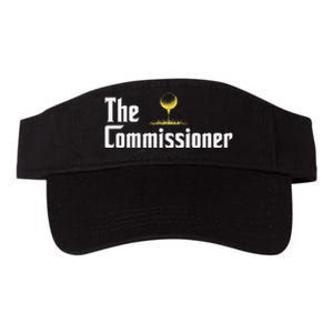 Funny Golfer The Commissioner Golf League Golfing Valucap Bio-Washed Visor