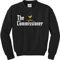 Funny Golfer The Commissioner Golf League Golfing Kids Sweatshirt