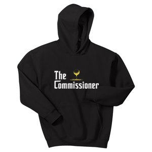 Funny Golfer The Commissioner Golf League Golfing Kids Hoodie