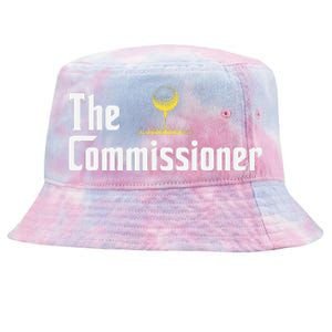 Funny Golfer The Commissioner Golf League Golfing Tie-Dyed Bucket Hat