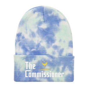 Funny Golfer The Commissioner Golf League Golfing Tie Dye 12in Knit Beanie