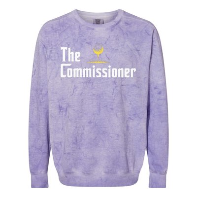 Funny Golfer The Commissioner Golf League Golfing Colorblast Crewneck Sweatshirt