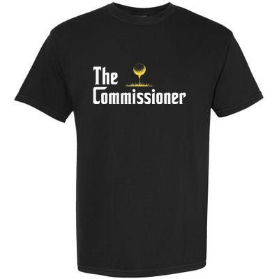 Funny Golfer The Commissioner Golf League Golfing Garment-Dyed Heavyweight T-Shirt