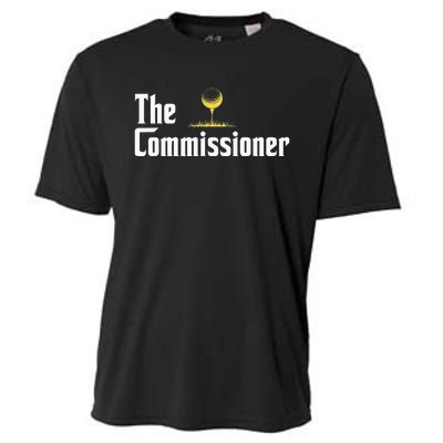 Funny Golfer The Commissioner Golf League Golfing Cooling Performance Crew T-Shirt