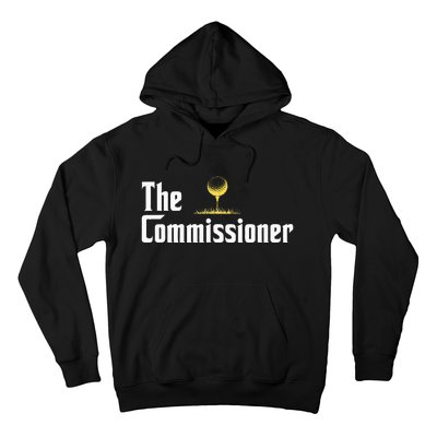 Funny Golfer The Commissioner Golf League Golfing Hoodie