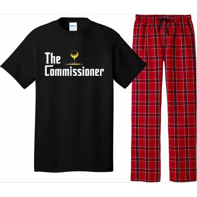 Funny Golfer The Commissioner Golf League Golfing Pajama Set