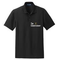 Funny Golfer The Commissioner Golf League Golfing Dry Zone Grid Polo