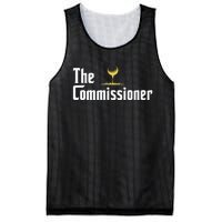 Funny Golfer The Commissioner Golf League Golfing Mesh Reversible Basketball Jersey Tank