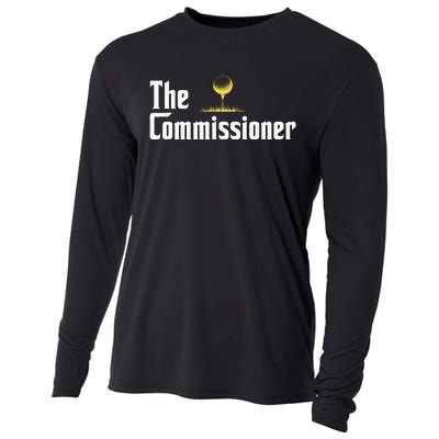 Funny Golfer The Commissioner Golf League Golfing Cooling Performance Long Sleeve Crew