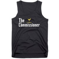 Funny Golfer The Commissioner Golf League Golfing Tank Top