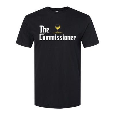 Funny Golfer The Commissioner Golf League Golfing Softstyle CVC T-Shirt