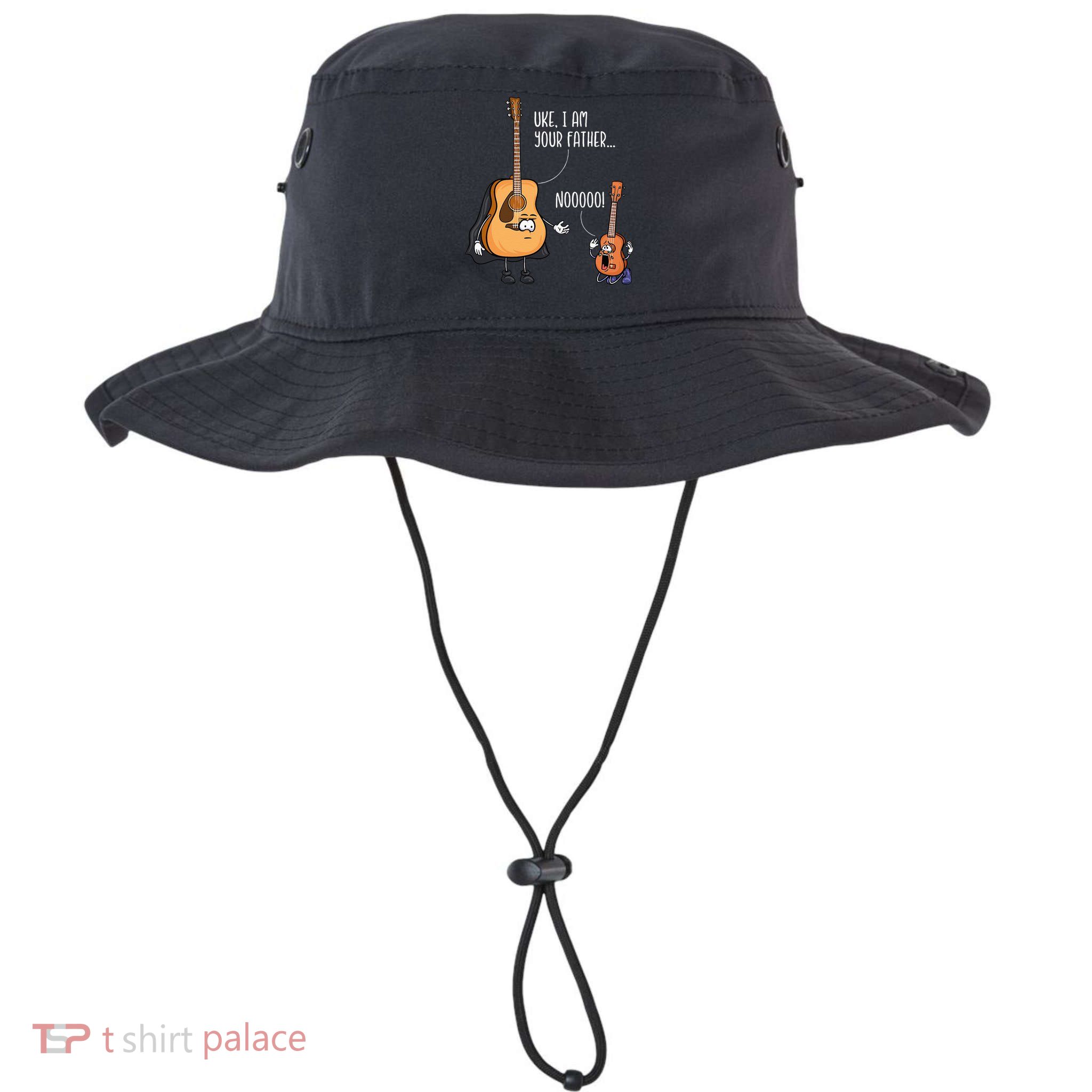 Funny Guitar Ukelele Uke I Am Your Father Musician Music Bucket Hat