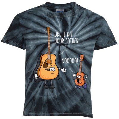 Funny Guitar Ukelele Uke I Am Your Father Musician Music Kids Tie-Dye T-Shirt