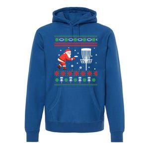 Frisbee Golf Ugly Christmas Gift Premium Hoodie