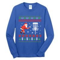 Frisbee Golf Ugly Christmas Gift Tall Long Sleeve T-Shirt