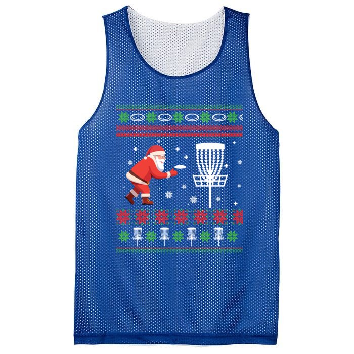 Frisbee Golf Ugly Christmas Gift Mesh Reversible Basketball Jersey Tank