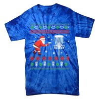 Frisbee Golf Ugly Christmas Gift Tie-Dye T-Shirt