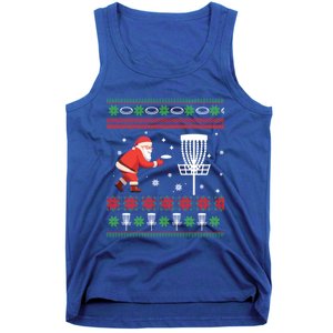 Frisbee Golf Ugly Christmas Gift Tank Top