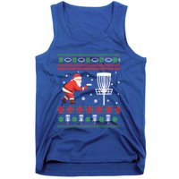 Frisbee Golf Ugly Christmas Gift Tank Top