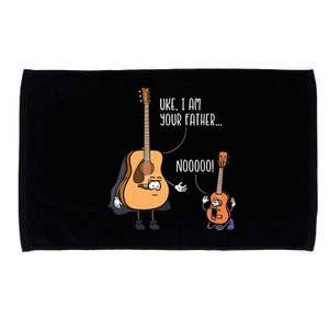 Funny Guitar Ukelele Uke I Am Your Father Musician Music Microfiber Hand Towel