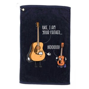 Funny Guitar Ukelele Uke I Am Your Father Musician Music Platinum Collection Golf Towel